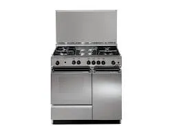 ELBA ELECTRIC COOKER 4 GAS BURNERS 2 HOT PLATES 85CM SS - image 1