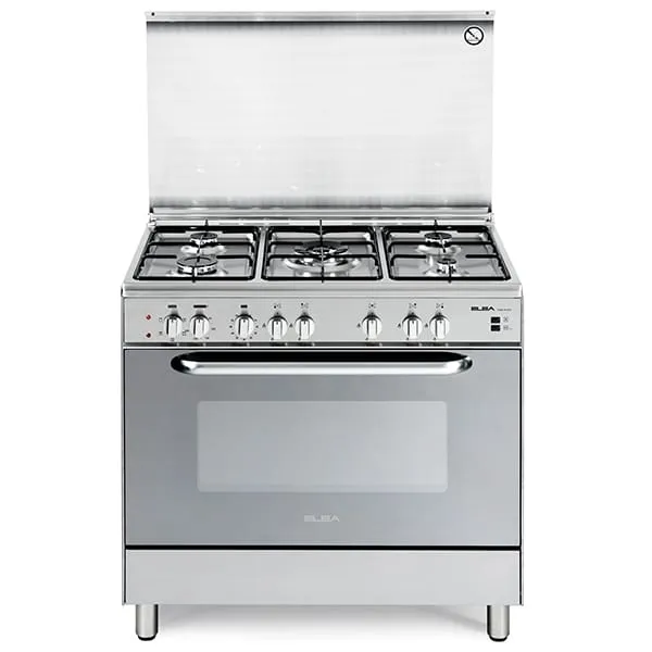 ELBA ELECTRIC COOKER WITH 5 GAS BURNERS 90CM   SS