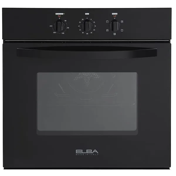 ELBA BUILT IN OVEN   60CM   BLACK   5 functions