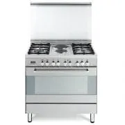 Elba Electric Cooker 4Gas Burners 2 Hot Plates 90Cm - Ss - image 1