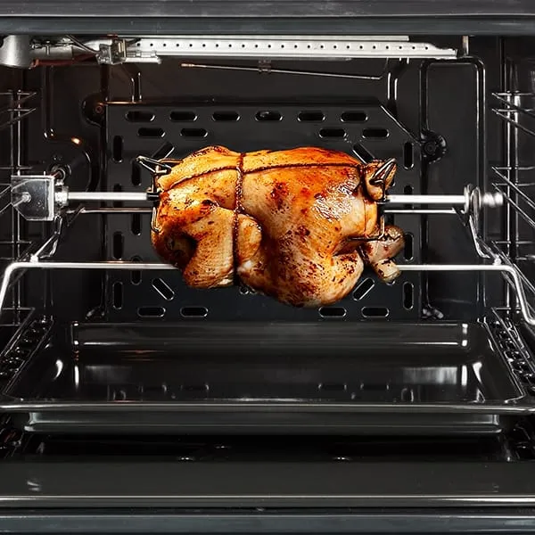 Elba Electric Cooker With 3 Gas Burners & 1 Hot Plate - 50Cm - Ss (No Dish Warmer)  - image 2
