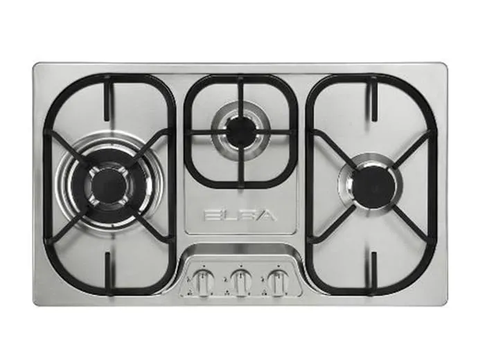 Elba 3 Gas Hob - 75Cm - Ss With Safety
