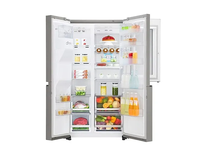 Lg-Refrigerator  668L, Door In Door Sxs-Nobel Steel - image 2