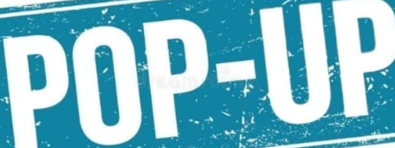 Pop-Up store banner