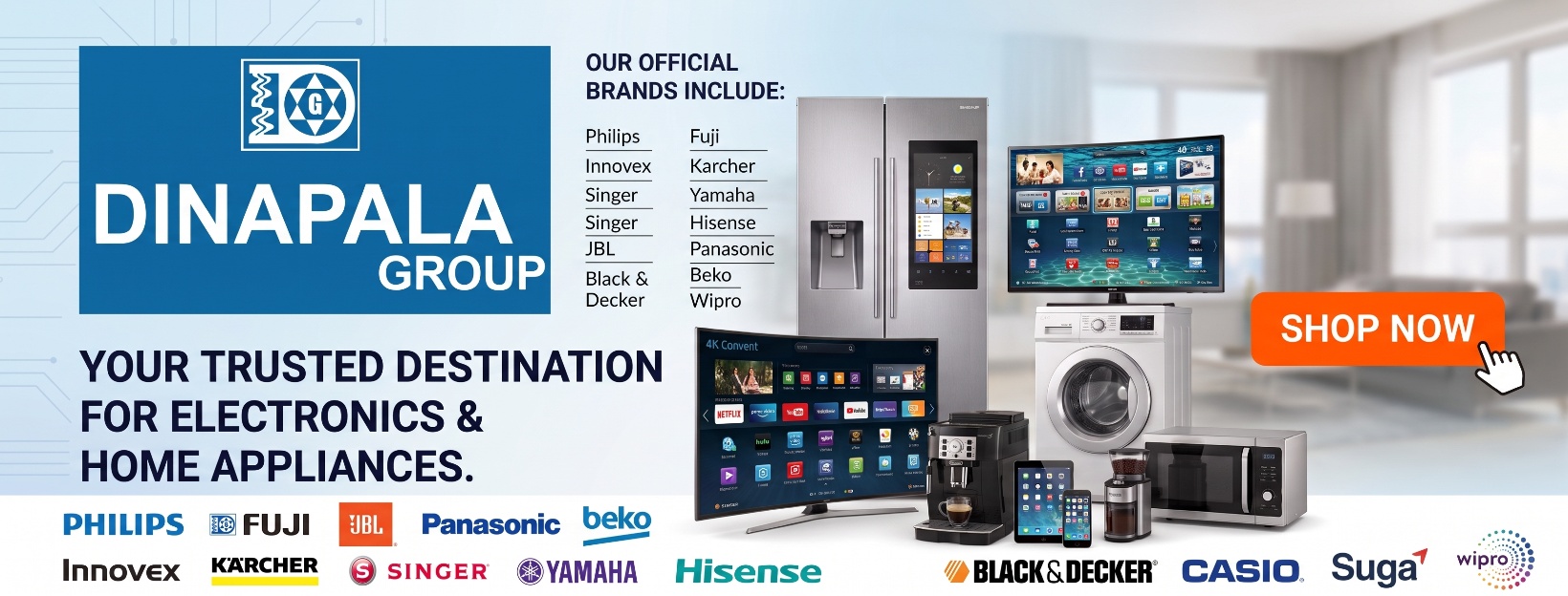 Dinapala Online store banner