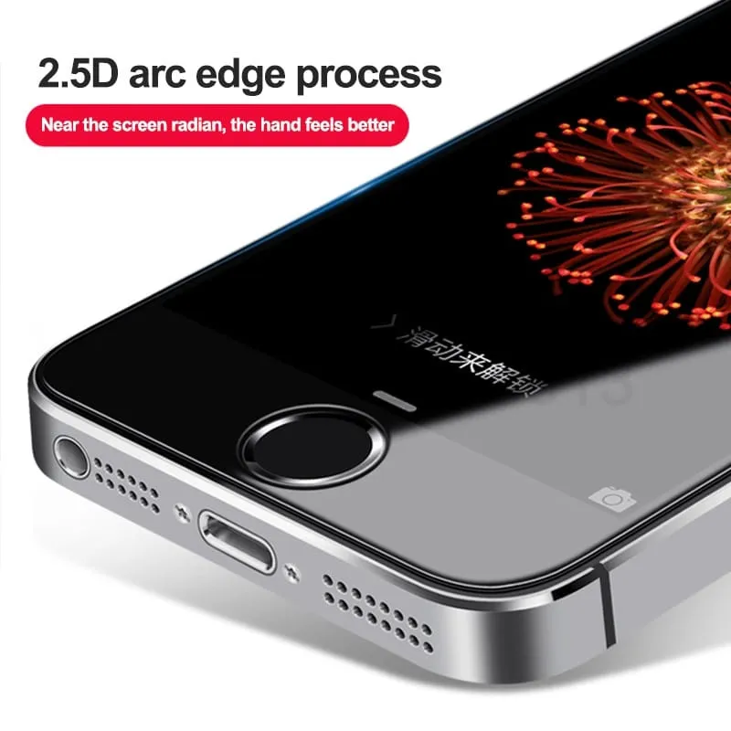 5D Tempered Glass  Protector for iPhone SE / iPhone 5s - image 2