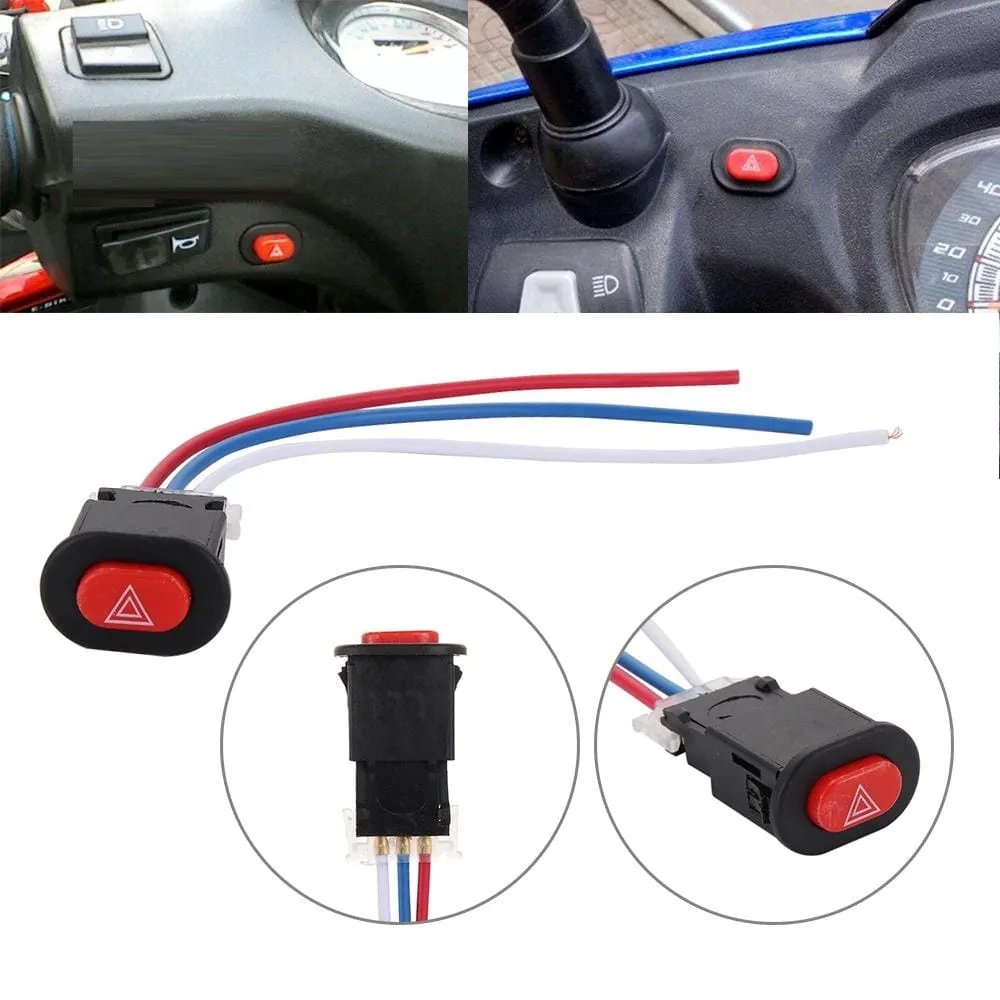 Motorcycle Hazard Light Switch Double Warning - image 2