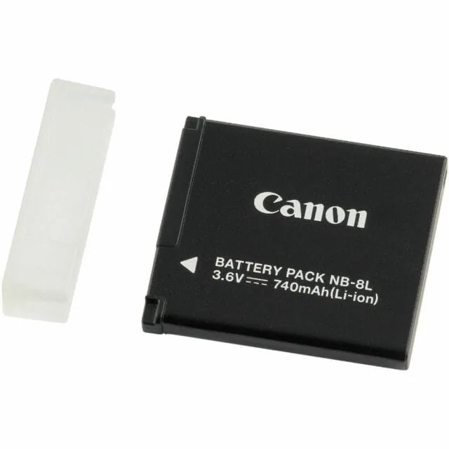 Canon NB-8L Battery 3.6V 740mAh 2.7Wh - image 2
