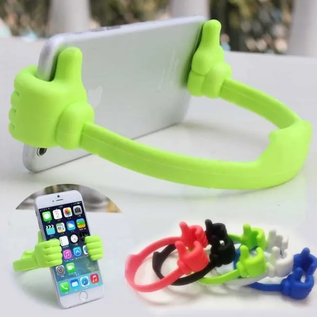 OK Stand Universal Car Desktop Stand Mount Thumb Hand Holder For Cell Phone Tablet Lazy Flexible Tablet Phone Holder Desktop - image 3