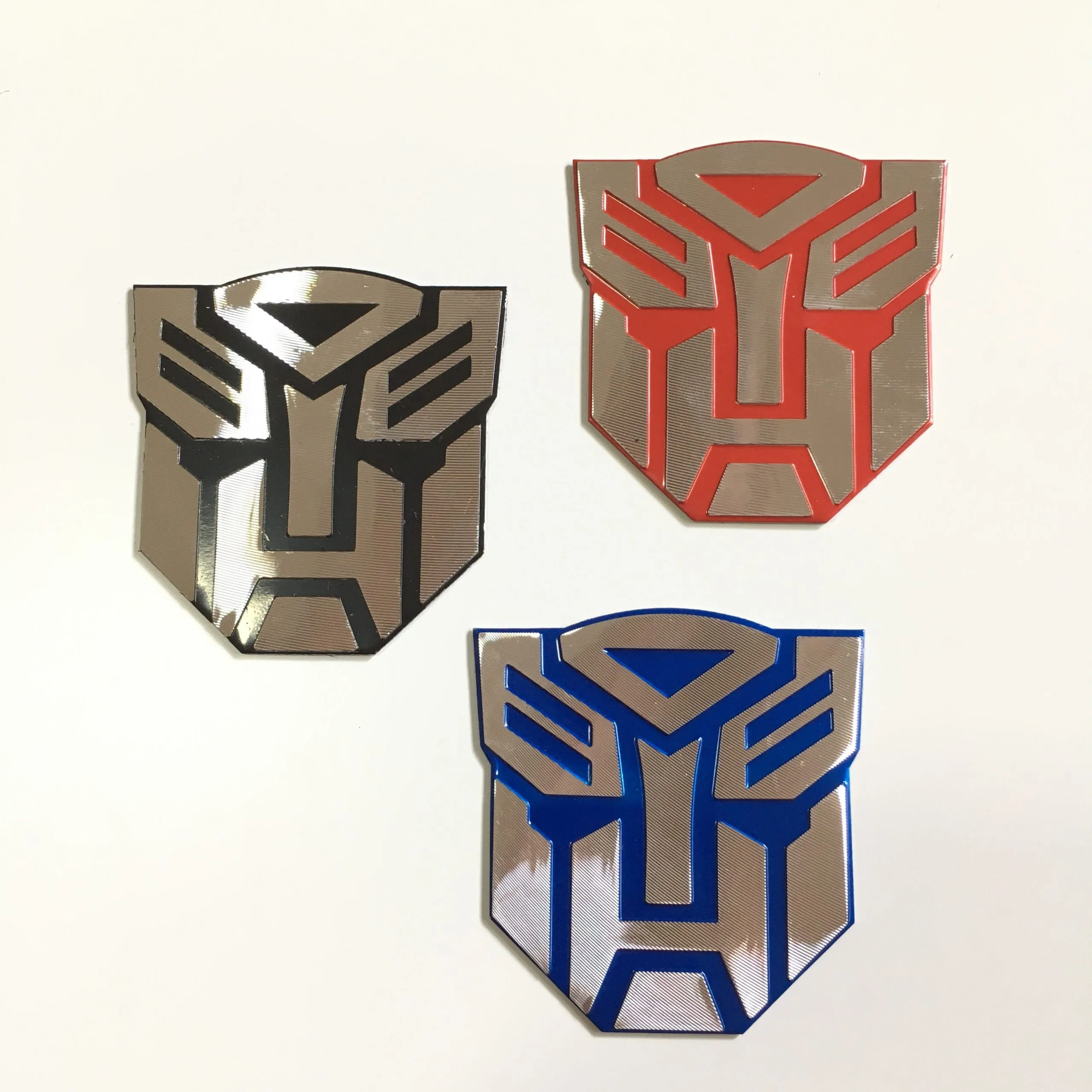 Transformas Sports Sticker 3D Chrome Badge Logo 3M