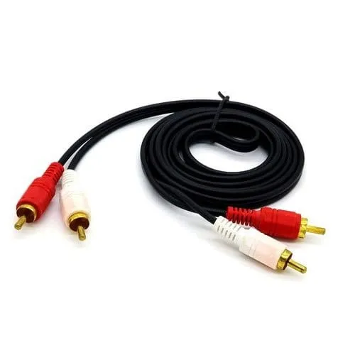 2RCA to 2RCA Double Plug, Male to Universal 1.5m