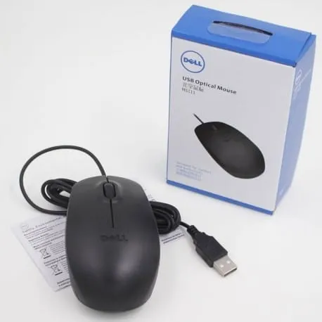 Original DELL MS111 USB Optical Mouse 3 BUTTON WHEEL - image 2