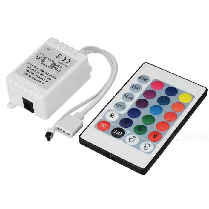 RGB LED Light Control BoxKey Remote Control (DC 12V) - image 2