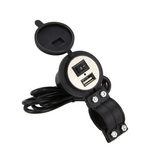 Motorcycle 12V USB Charger Cellphone DC 5V/1A - image 3