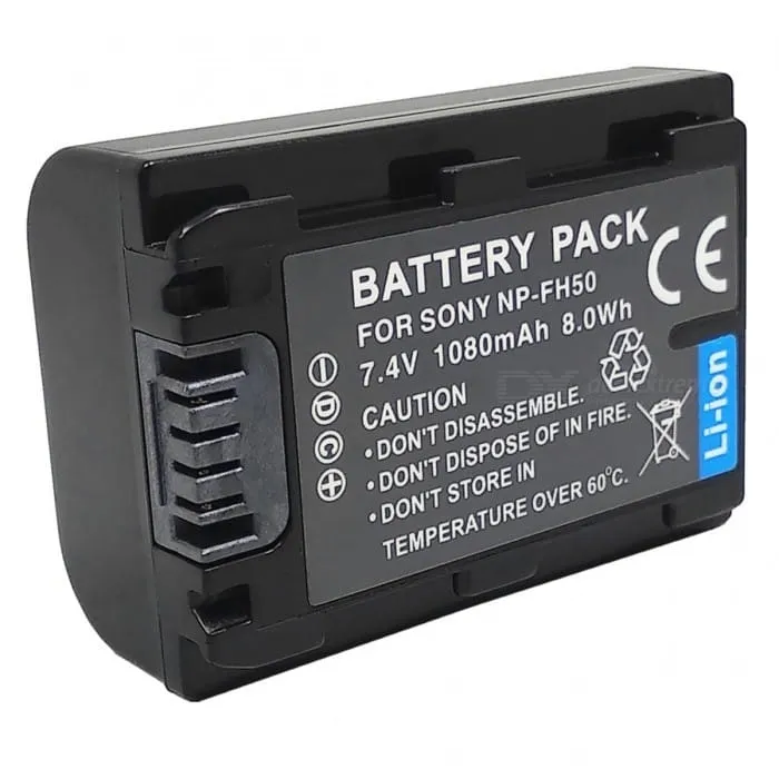 Sony NP-FH50 Battery HP Series compatible 6.8V 6.1Wh - image 2