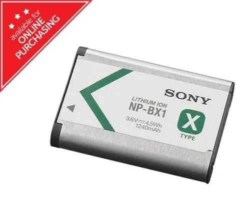 Sony NP-BX1 Camera Battery 3.6V / 1240mAh / 4.5 Wh