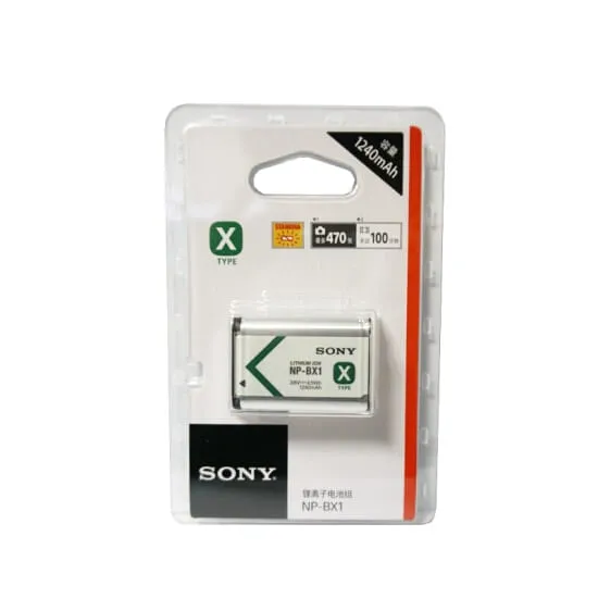 Sony NP-BX1 Camera Battery 3.6V / 1240mAh / 4.5 Wh - image 2