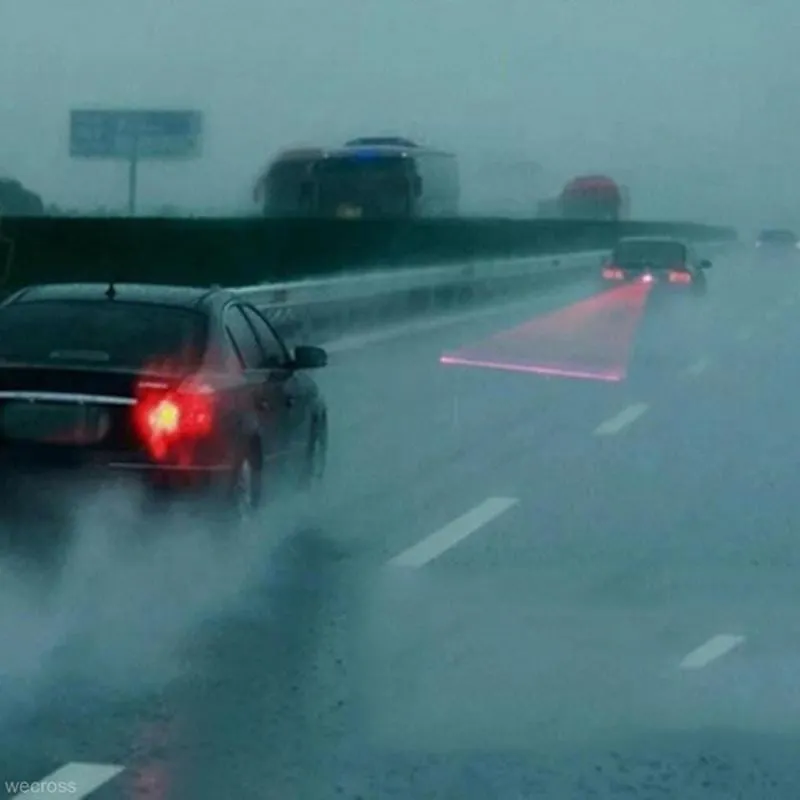 Car  Anti Collision Tail Rear Fog Laser Caution Light - image 2