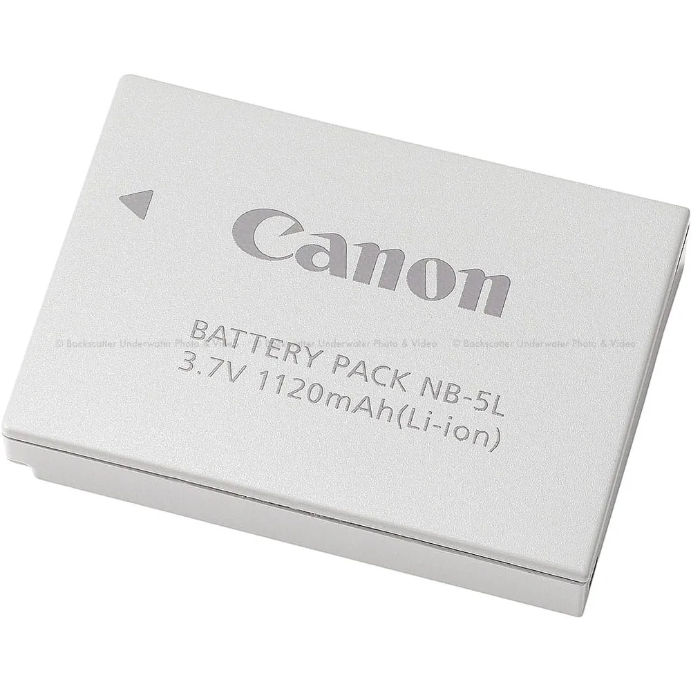 Canon NB-5L Battery 3.7V 1120mAh