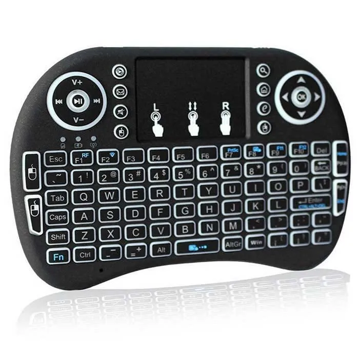 Backlit i8 Air Mouse 2.4G Mini Wireless Keyboard - image 4