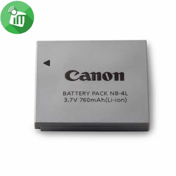 Canon NB-4L Battery 3.7V 760mAh 2.9Wh