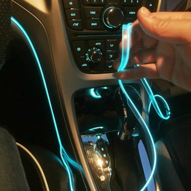 Blue Automotive LED 3 meters Lamp Decoration Cold Light - image 3