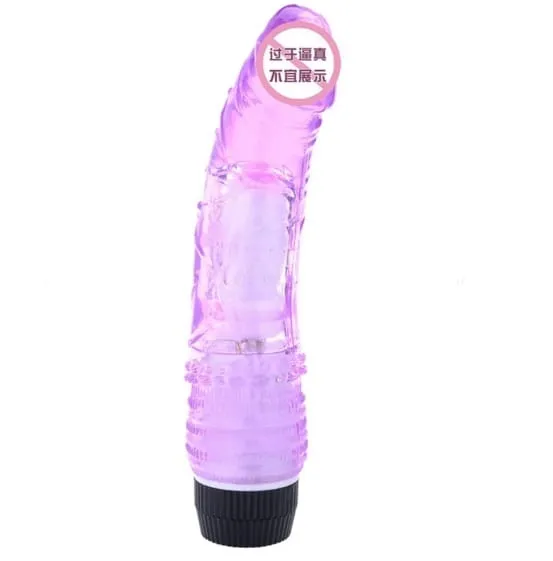 Vibrating Penis Soft Jelly Sex Toys