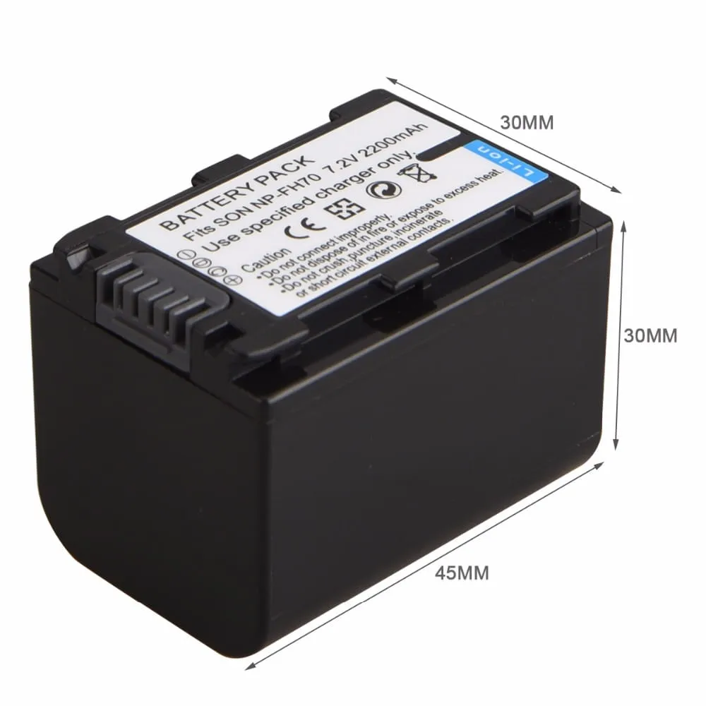 Sony NP-FH70 Battery H/P seris compatible 6.8V 12.2Wh - image 2