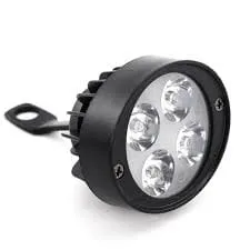 4 LED Motorcycle Mirror Mount LED Driving Fog Spot Light - image 3