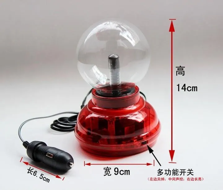 Magic Plasma Ball Lamp Crystal Neon Light 12V - image 5