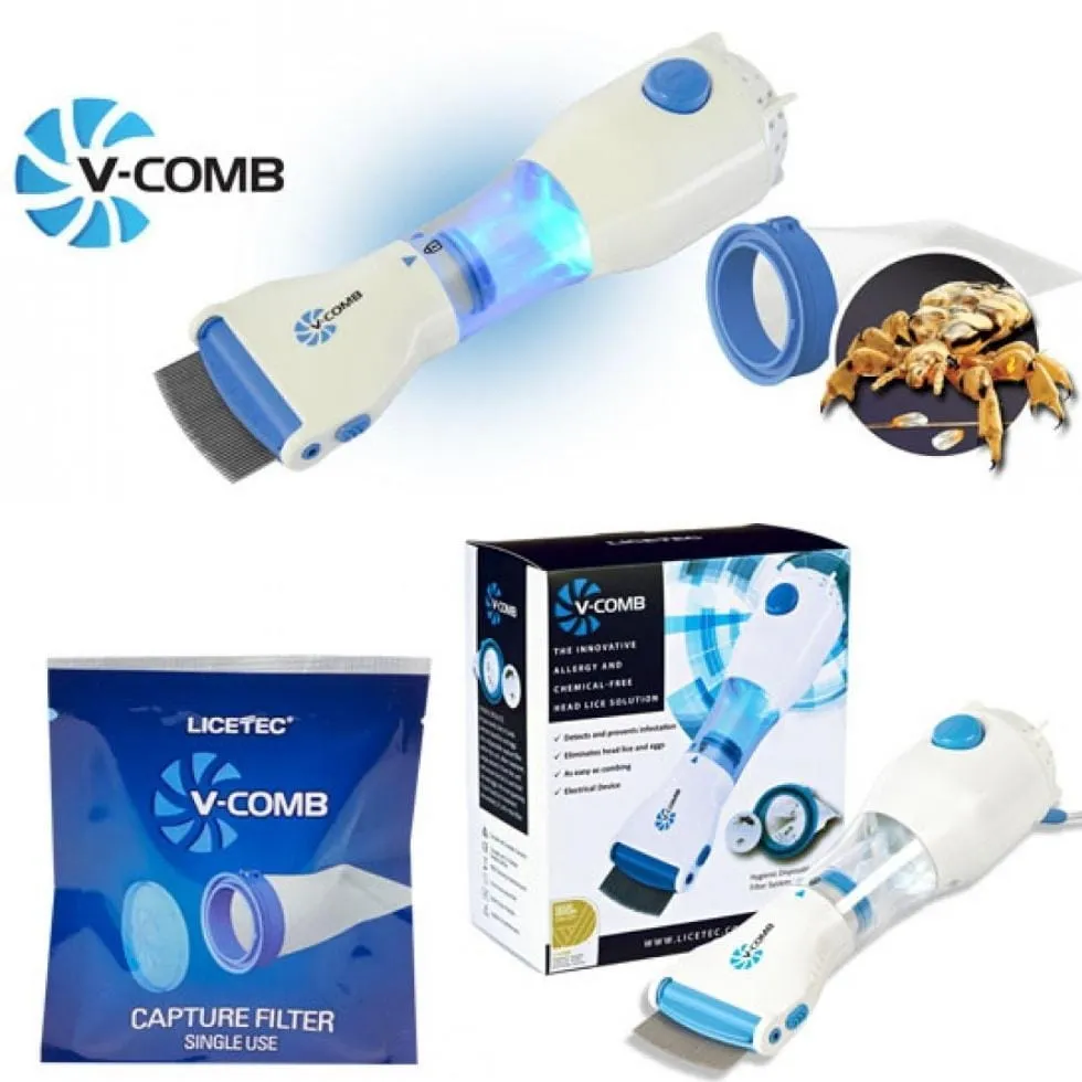 V Comb – Electric Head Lice Removing Comb - image 3