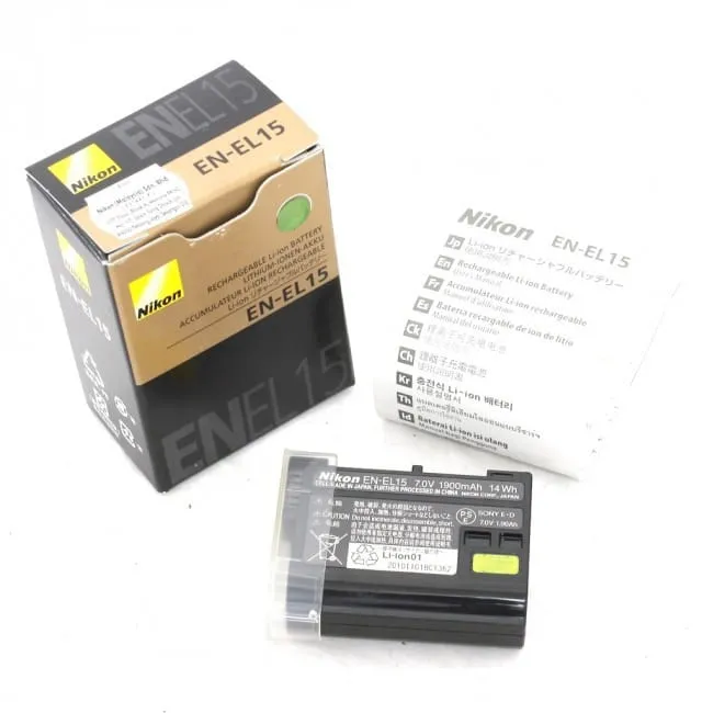 Nikon EN-EL15 Battery 7.0V / 1900mAh / 14Wh Original - image 2