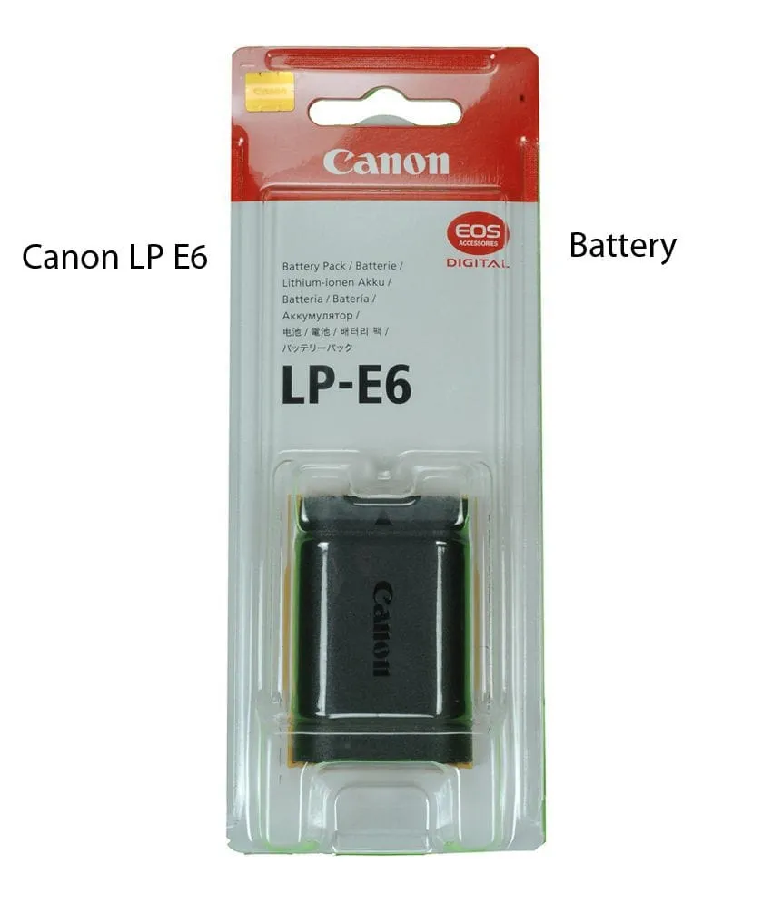 Canon LP-E6 Battery 7.2V / 1800mAh / 13Wh - image 3