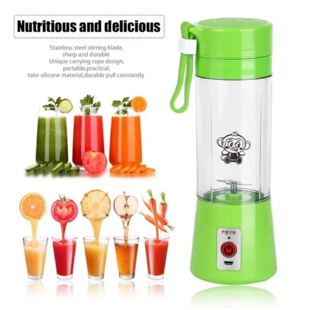 USB Juicer Fruit Mixing Machine, Portable Rechargeable - image 2