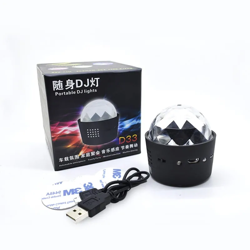 LED Car Light USB Atmosphere Light Mini Colorful