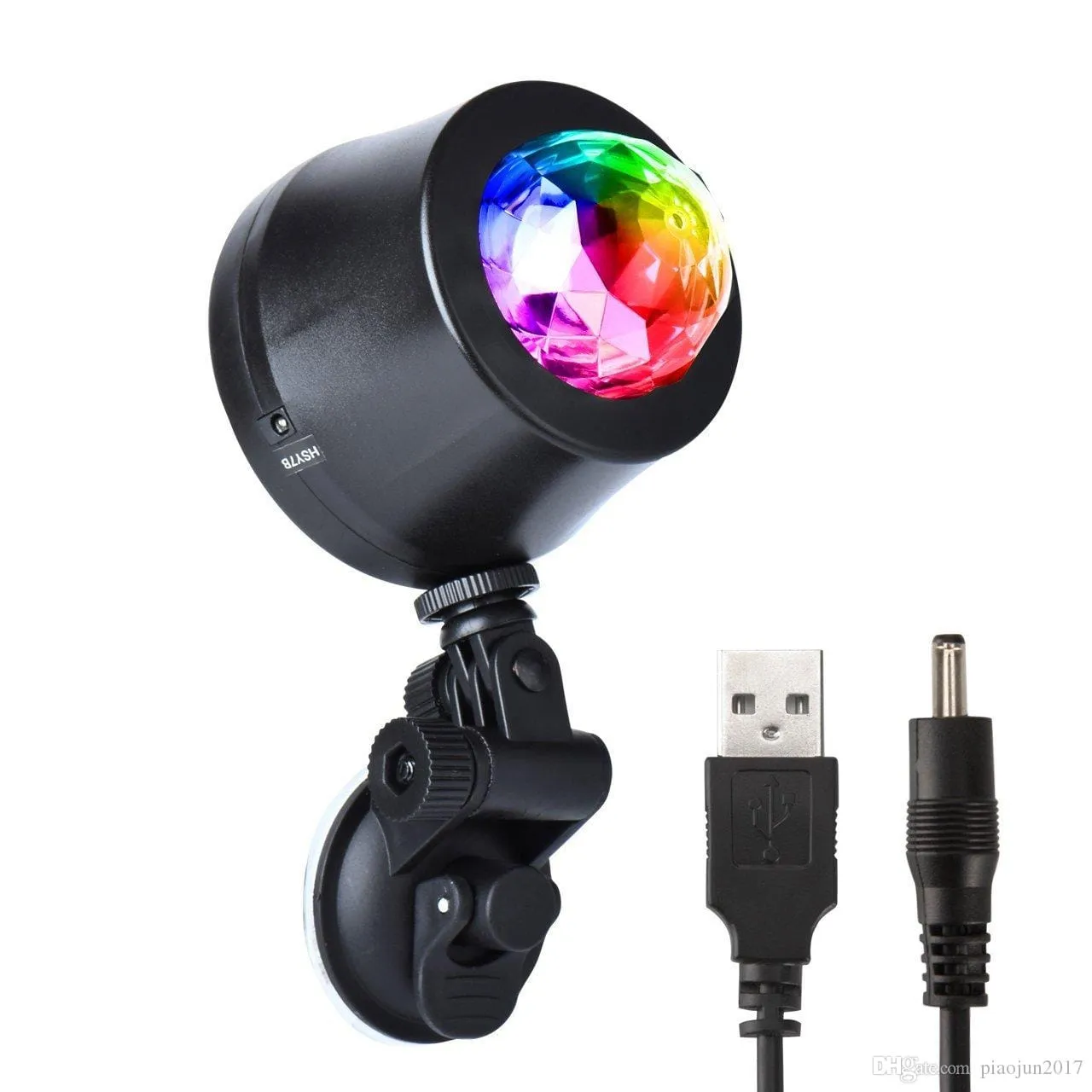 LED Car Light USB Atmosphere Light Mini Colorful - image 3