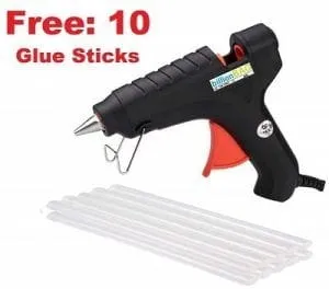 Electric 20W Hot Melt Art Craft Glue gun with 10 Sticks
