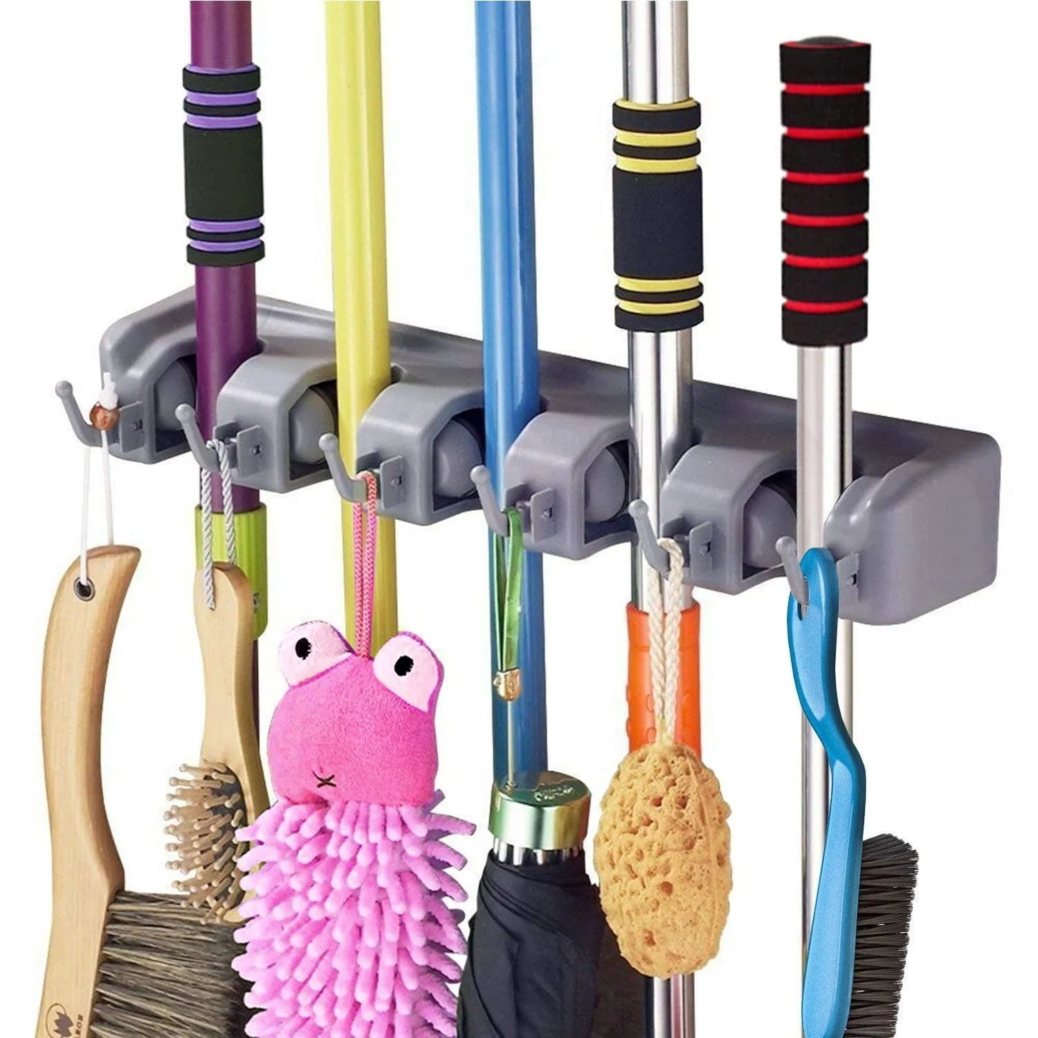 Mounted Organizer Kitchen Mop Broom Holder Wall Mounted - image 2
