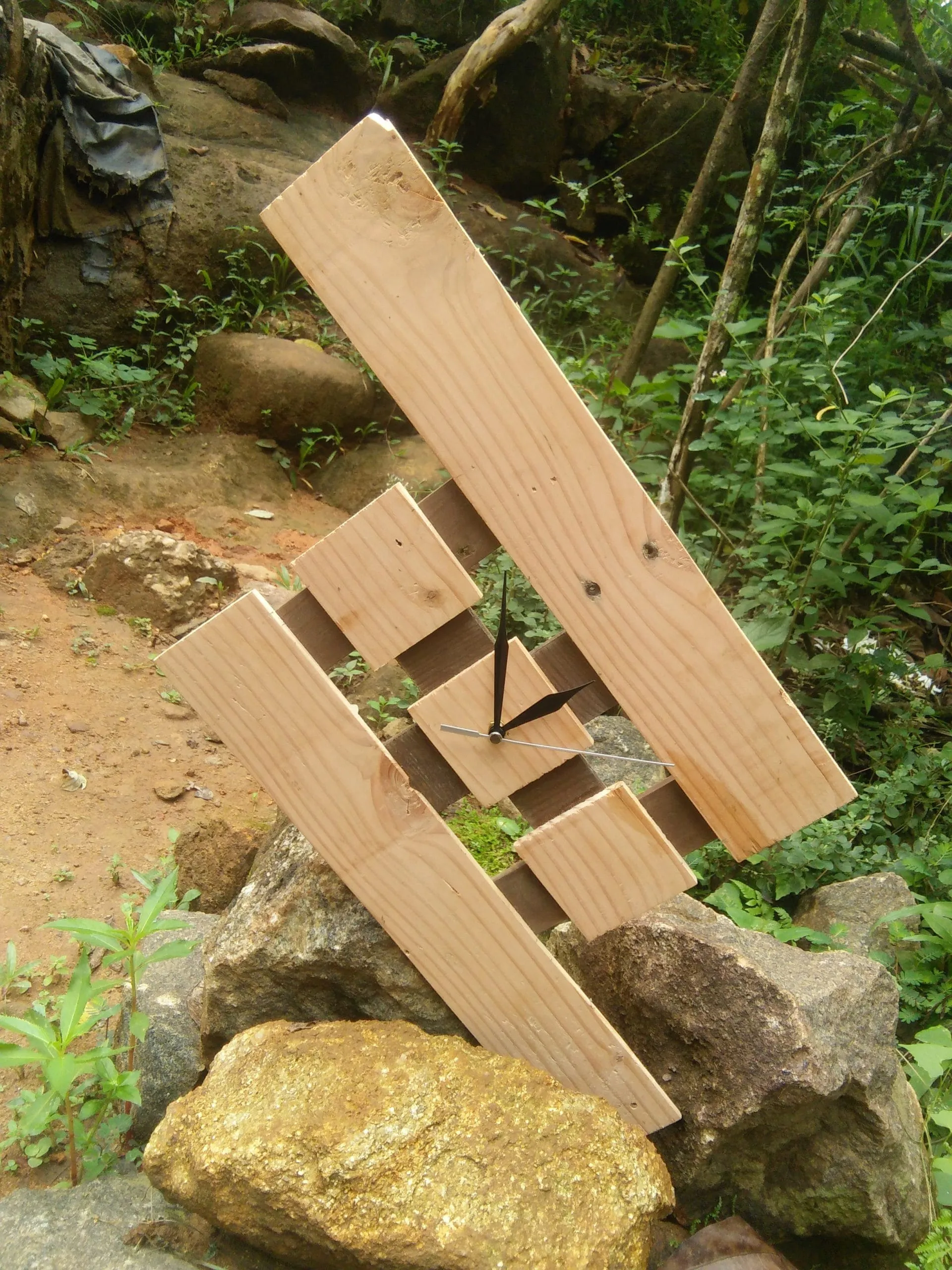 Wooden Wall Clock - image 1