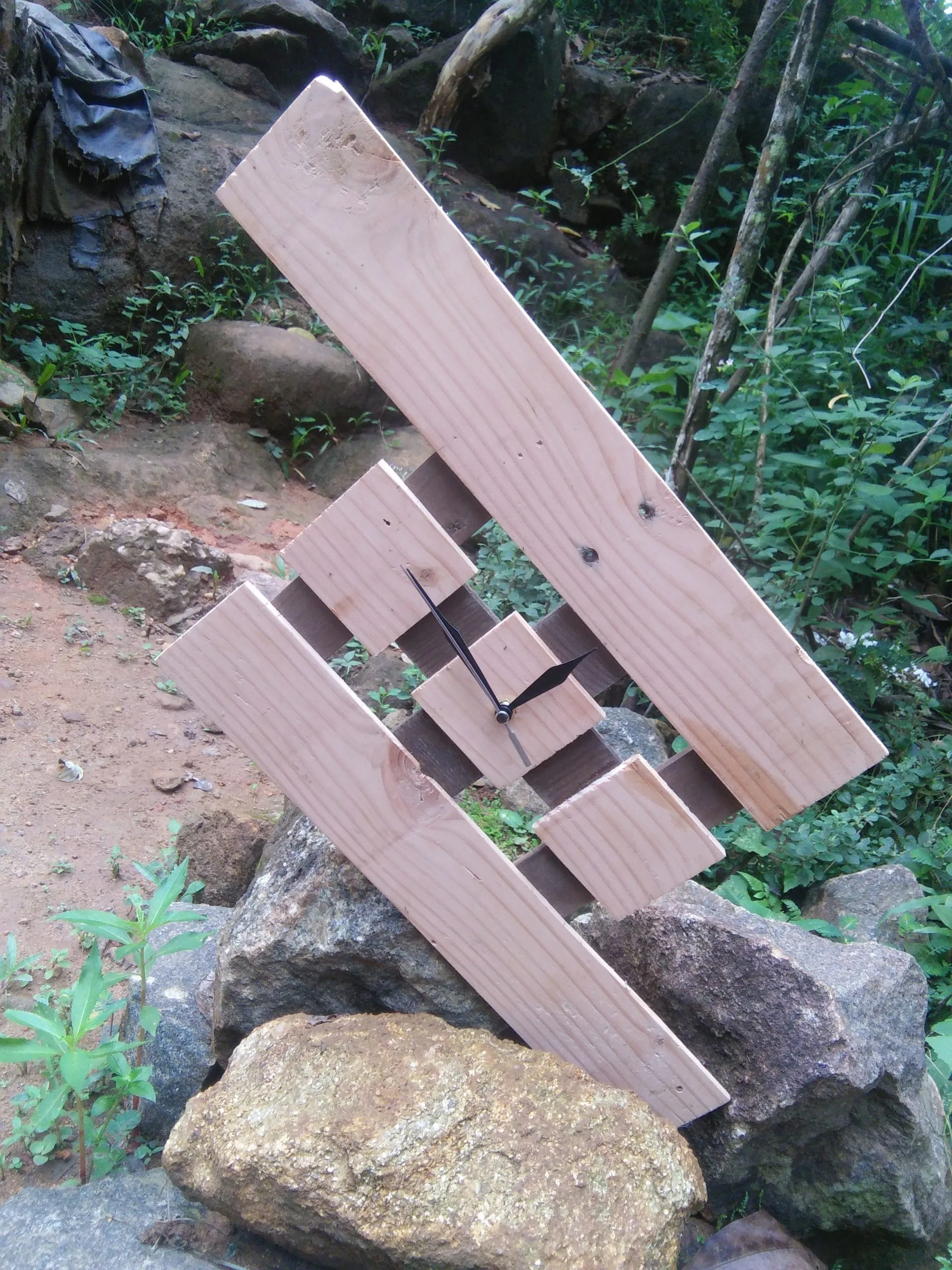 Wooden Wall Clock - image 2