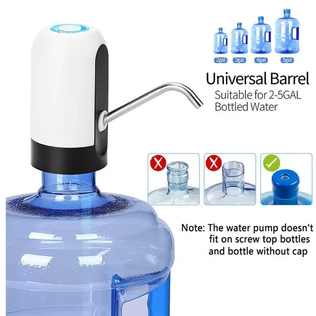 Water Pump 2.5 Gallon Water  dispenser USB Charging - image 2