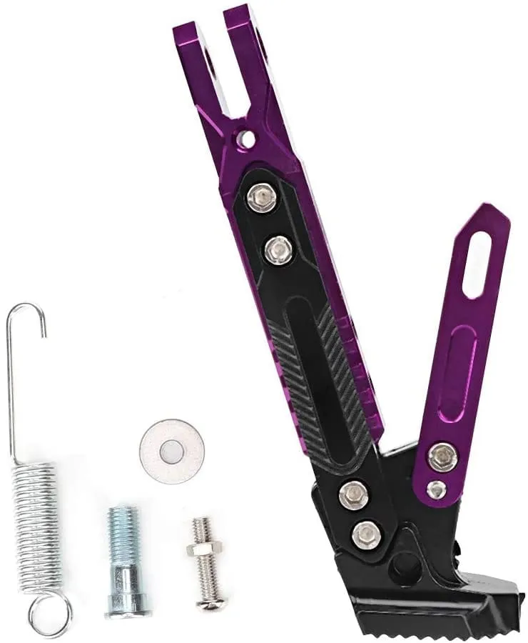 Aluminum Motorcycle Bike stand Adjustable Kick stand - image 8