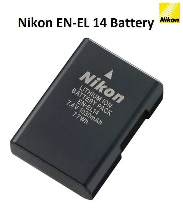 Nikon EN-EL14 Battery 7.4V / 1030mAh / 7.7Wh