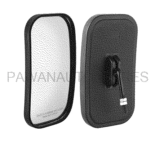 Square  genuine Three wheeler side mirrors set - image 2