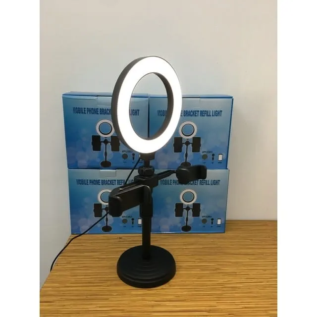 SoloBass Mobile Phone Bracket Refill Light Tik Tok video capturing Bracket refill light LED USB 3 Color - image 5