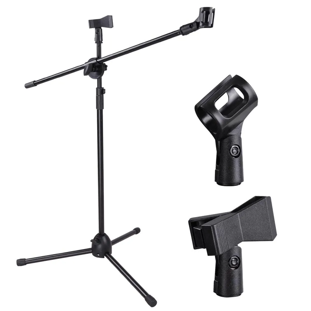 Microphone Stand, Heavy Duty Mic Stands with 2 Holders - image 2