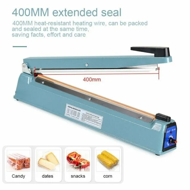 Heat Sealer 300MM Electric Impulse Plastic Poly Bag Hand - image 2