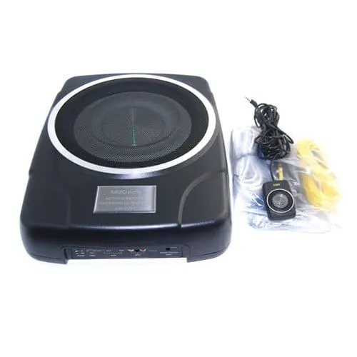 MBQ 10" Compact Car Under Seat Slim Active Subwoofer - image 2