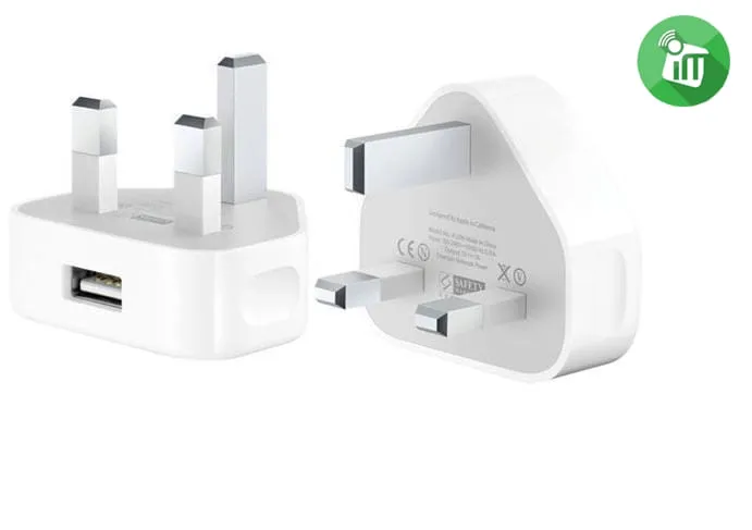5W USB Power Adapter 3 Pin UK Plug - image 2