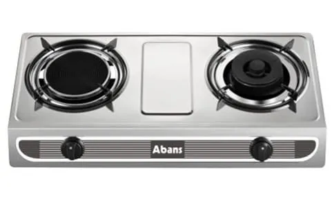 ABANS Double Burner Infrared Gas Cooker